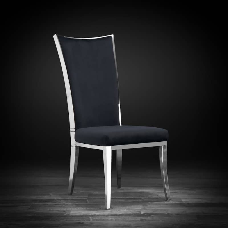 Massimo Silver Stainless Steel Dining Chair