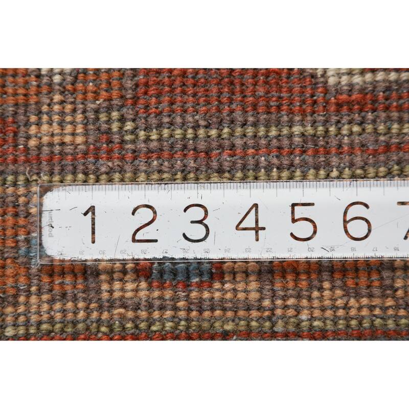 Hand Knotted Oriental 100% Wool Carpet Traditional Medallion Red Heriz (serapi) Area Rug - 14' 10'' X 11' 7''