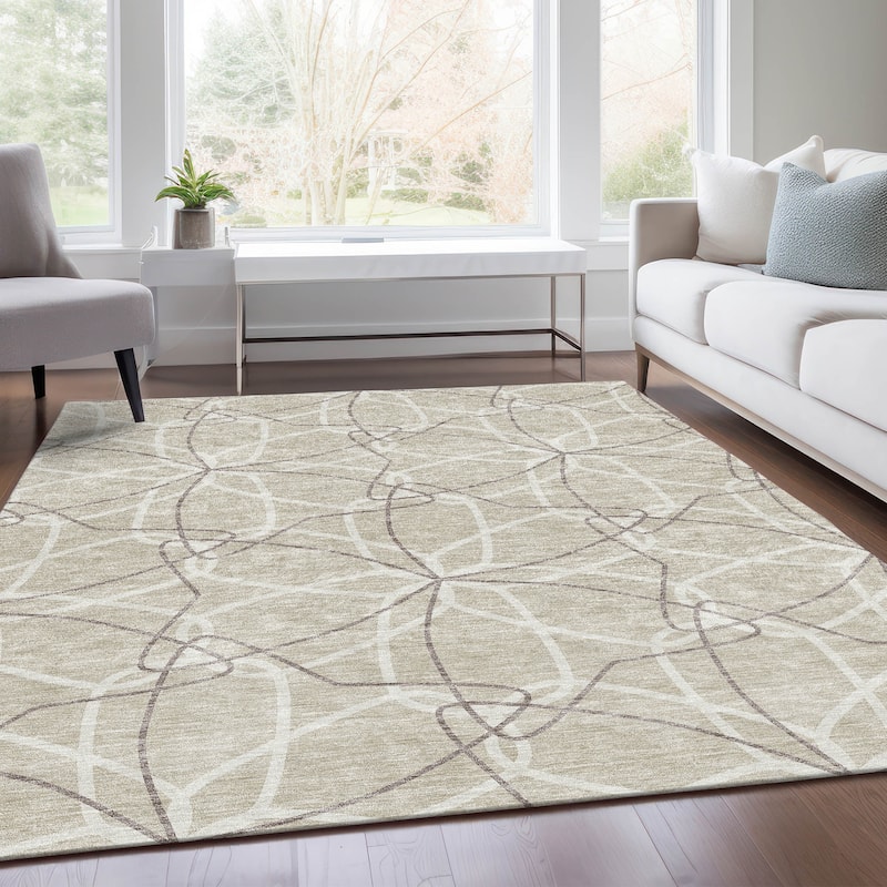 Premium Washable Super Soft Modern Floral Mayfield Rug