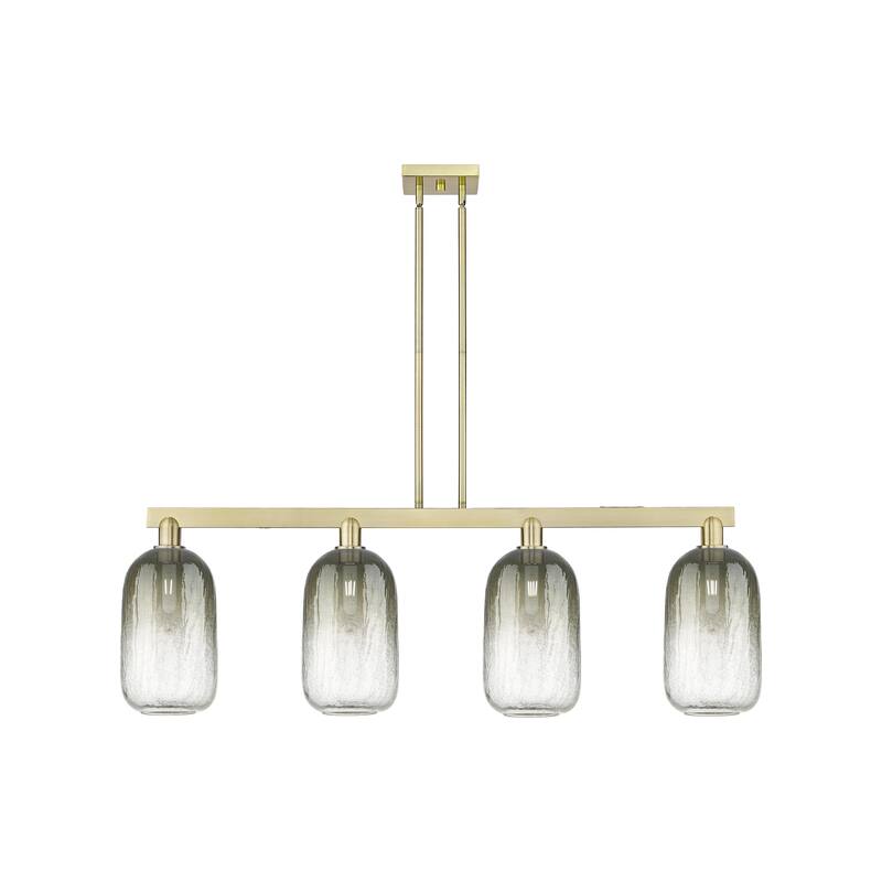Innovations Lighting Urban Downtown - Brookhaven Cloche - 4 Light 48" Stem Hung Island Light