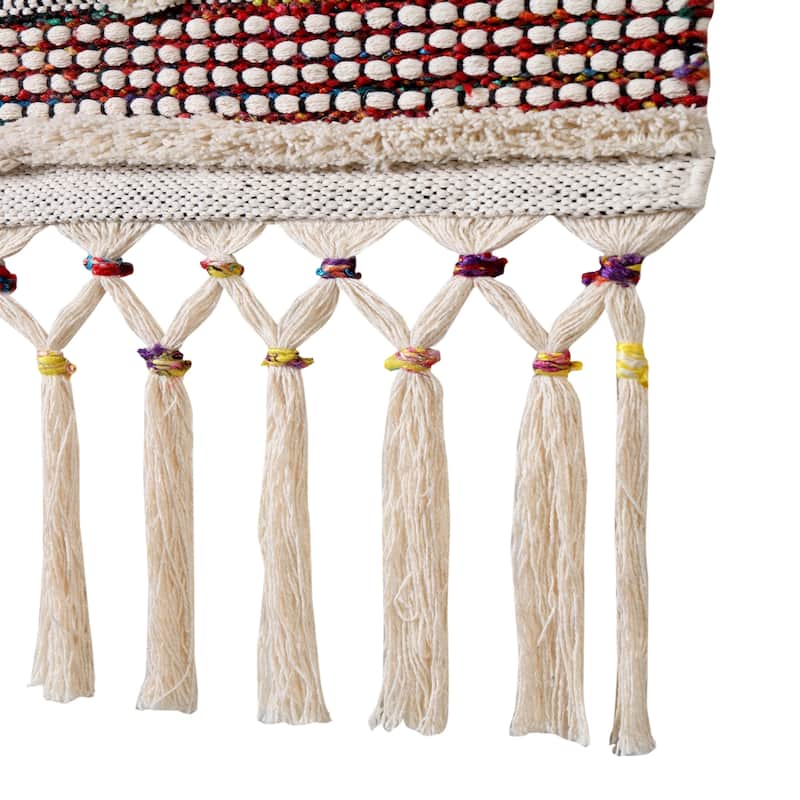 Sevita Boho Chindi Textured Wall Hanging - 19.5" x 36"