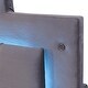 preview thumbnail 12 of 52, Velvet LED Upholstered Platform Bed with RGB Lights