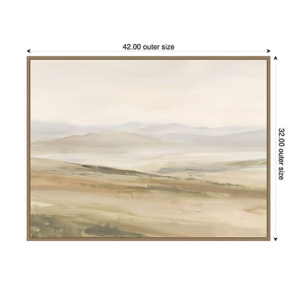 Kate and Laurel Fading Fields III by Amy Lighthall Framed Canvas Wall ...