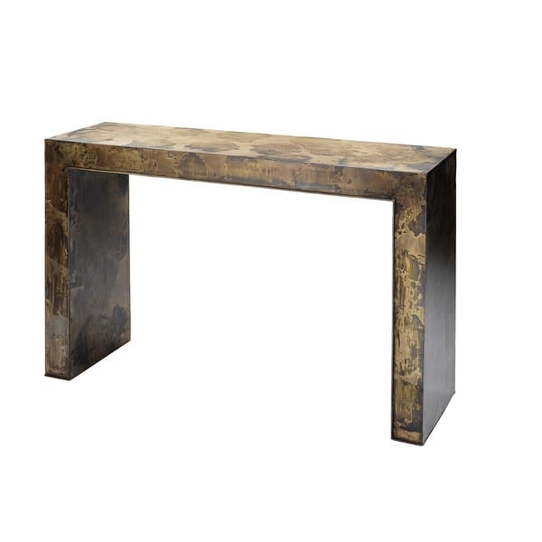 slide 2 of 7, Jamie Young Charlemagne Acid Wash Console Table