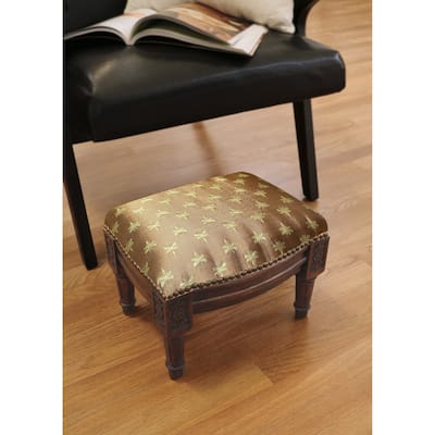 Bronze Dragonfly Footstool