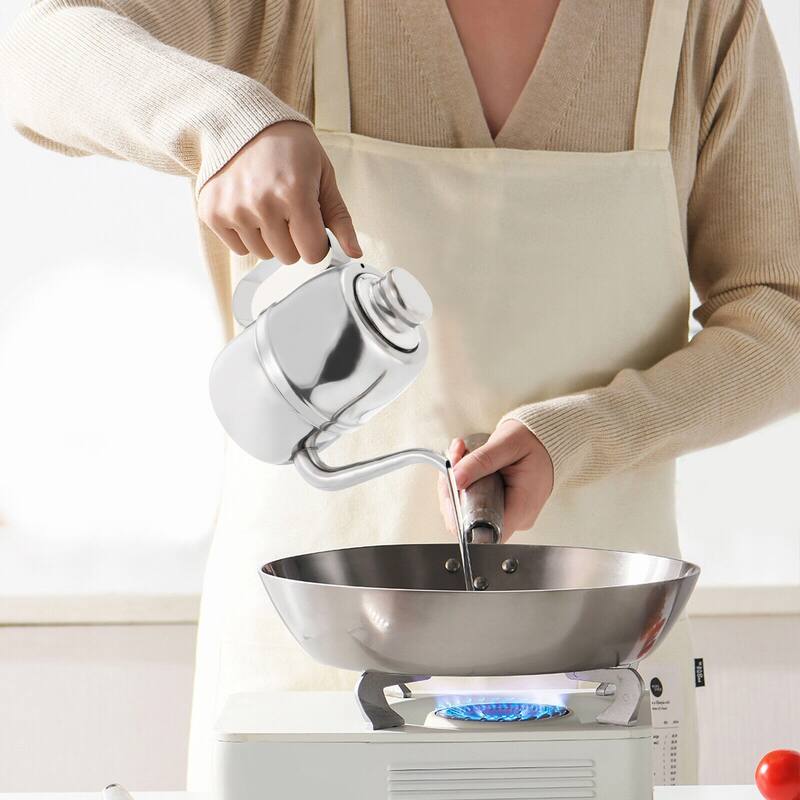 Stainless Steel Olive Oil Dispenser Bottle 350ml