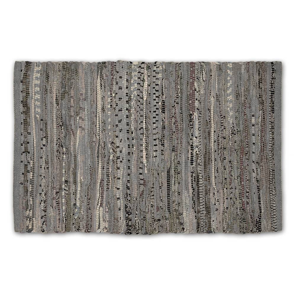 DII Recycled Fabric Striped Handmade Rag Rug