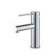 Luxury Solid Brass Single Hole Bathroom Faucet - Chrome