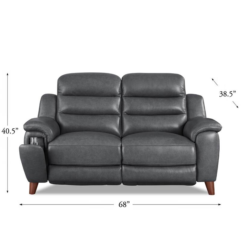 Hydeline Dream Top Grain Leather Power Headrest Zero Gravity Recliner