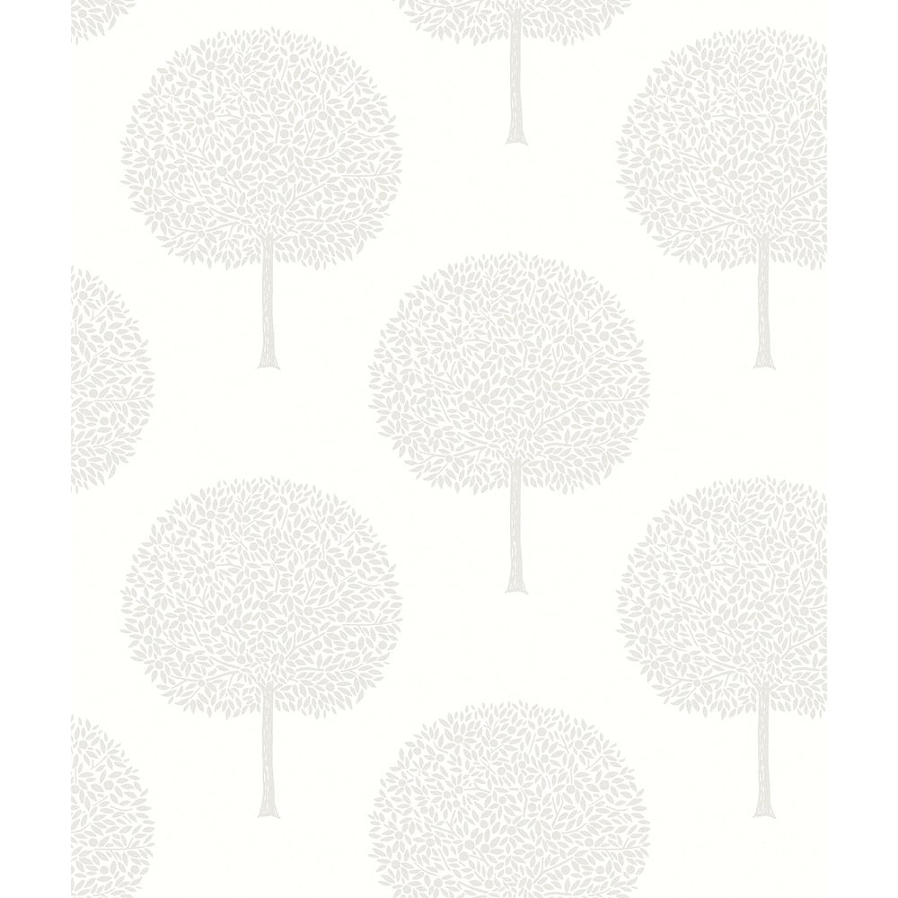 Seabrook Designs Demi Trees Non-Woven Unpasted Wallpaper