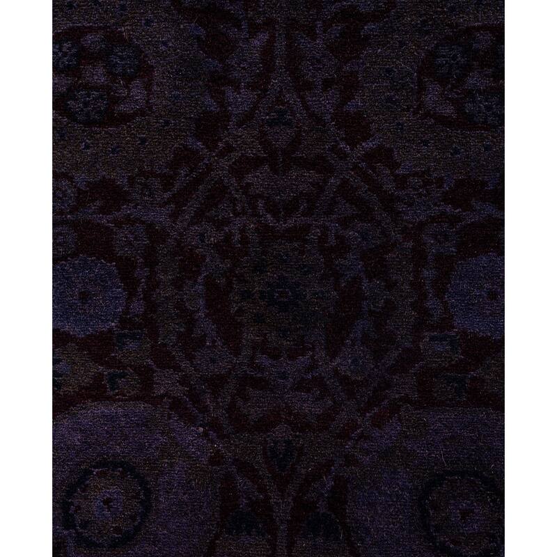Overdyed One-of-a-Kind Hand-Knotted Area Rug - Red - 4' 1" x 6' 3"