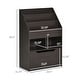 preview thumbnail 6 of 23, HOMCOM Kids Bookcase Multi-Shelf Rack Organizer with Storage Drawer - 23.5" x 11.75" x 35.5"