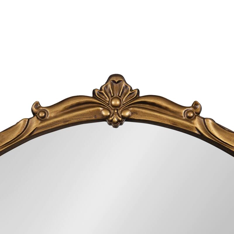Kate and Laurel Marchon Framed Wall Mirror - 30" Diameter