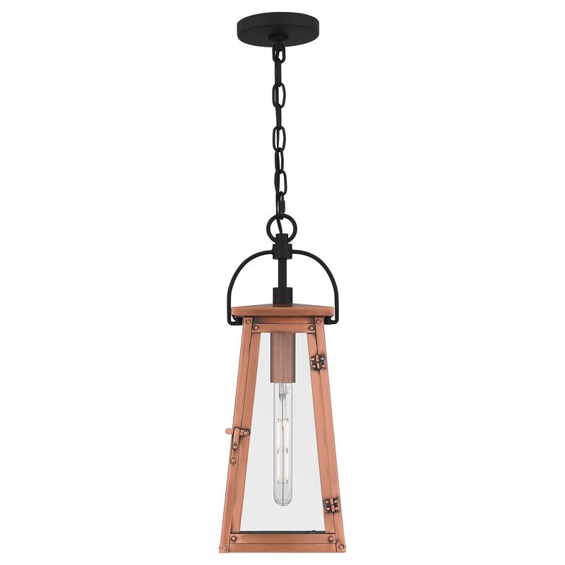 Carolina 1-Light Aged Copper Mini Pendant Light