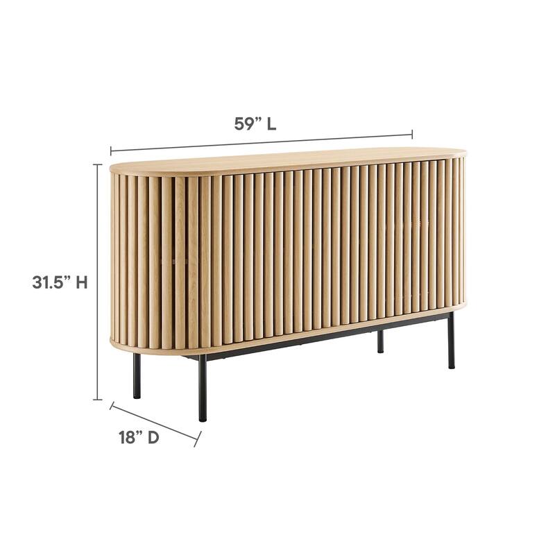 Fortitude 59" Oval Sideboard