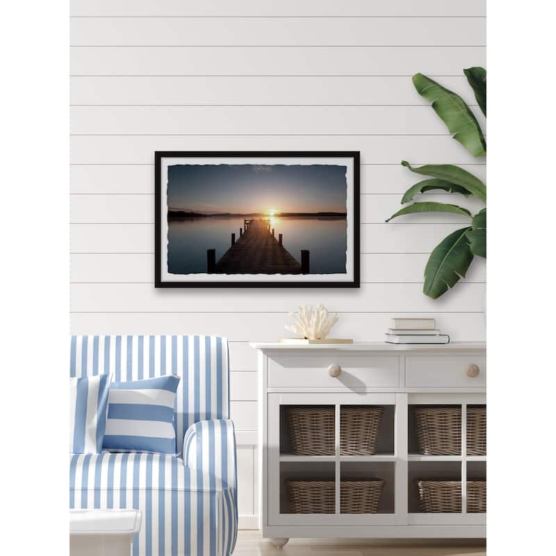 'The Sunset Awaits' Framed Painting Print