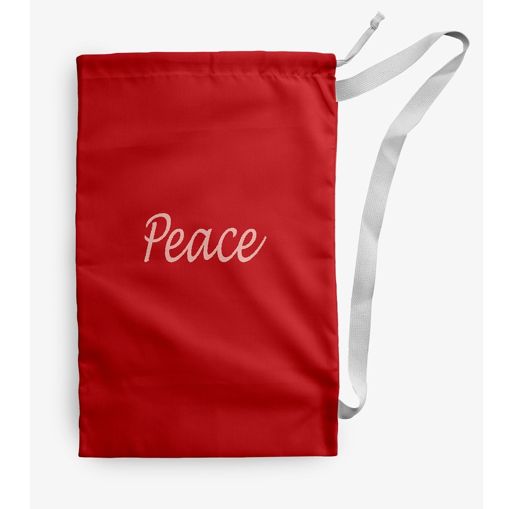 Peace Christmas Laundry Bag - 28" x 36"