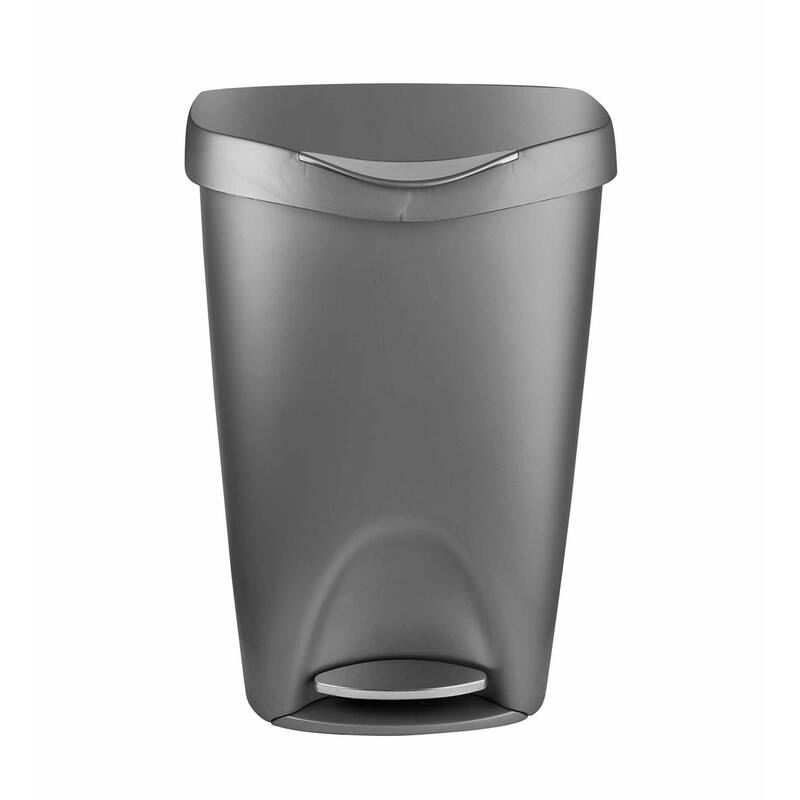 Umbra Brim 13 Gallon Plastic Trash Can