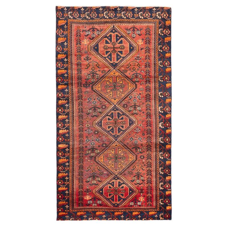ECARPETGALLERY Hand-knotted Konya Anatolian Red Wool Rug - 5'3 x 9'11