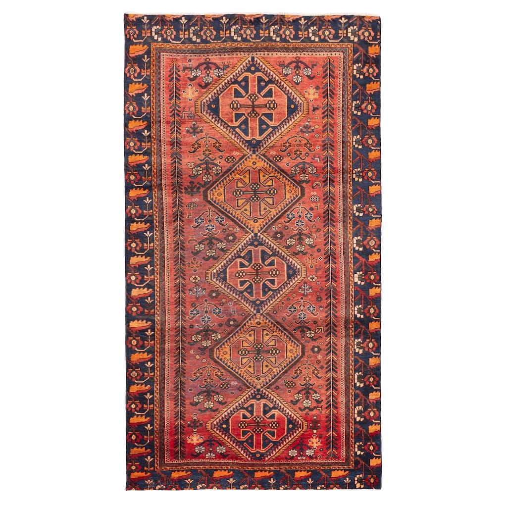 ECARPETGALLERY Hand-knotted Konya Anatolian Red Wool Rug - 5'3 x 9'11