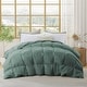 preview thumbnail 13 of 13, Medium Warmth 300TC Organic Cotton Down Comforter - 100% Natural, Chemical-Free, All Season Duvet Insert