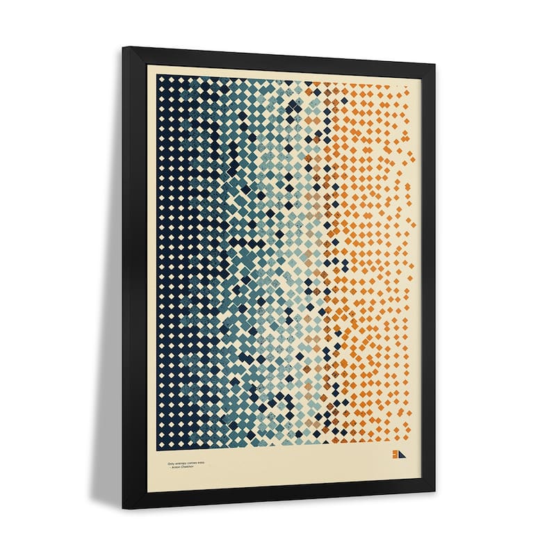 Entropy Premium Framed Poster by 2046 Design