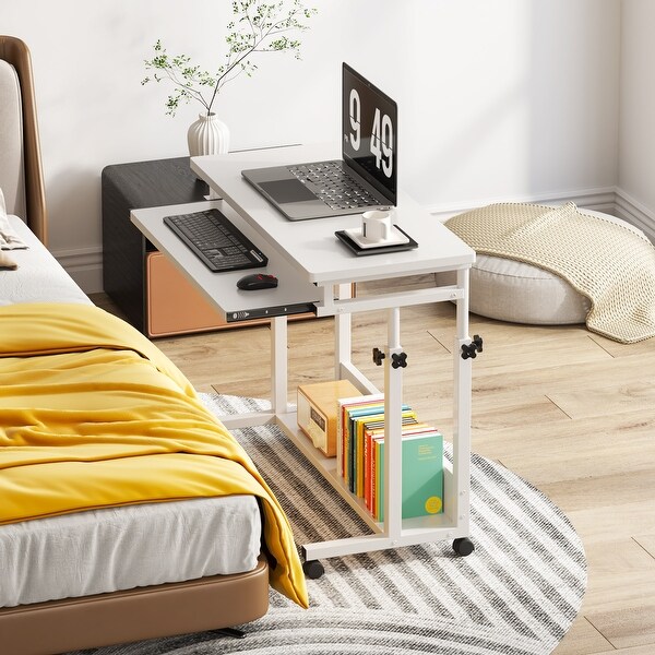 Laptop table for bed with keyboard tray discount