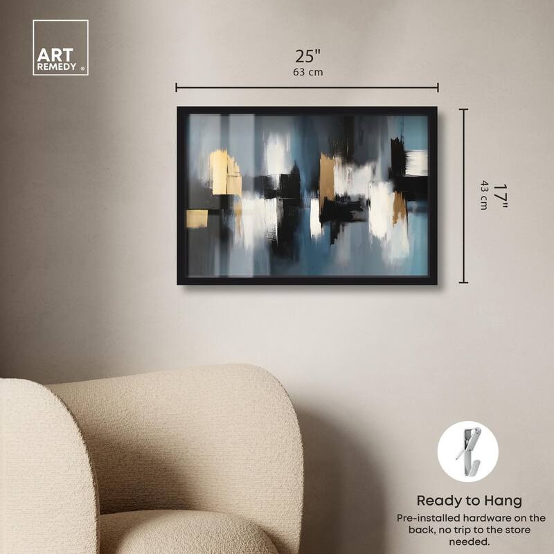 Within Blues Shadowbox by Art Remedy