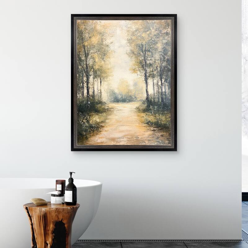 Masterpiece Art Gallery| Heavenly Woods by Petals Prints Design - Framed Canvas Print