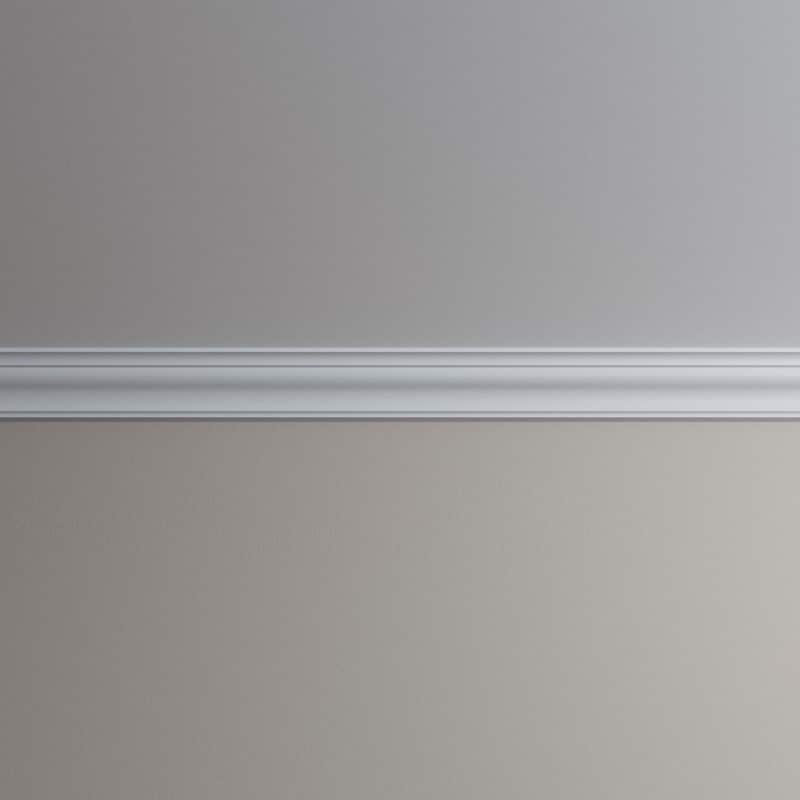 4"H x 4"P x 5 3/4"F x 94 1/2"L Gigi Crown Moulding - 1-Pack