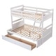 preview thumbnail 44 of 44, Roomfitters Twin Over Full Bunk Bed with Storage, Sturdy Wooden Frame, Safety Guardrails, Space-Saving Sleeping Solution