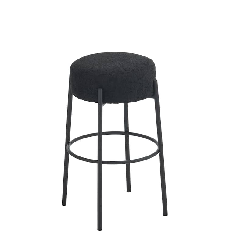 30" Tall, Round High Bar Stools, Set of 2
