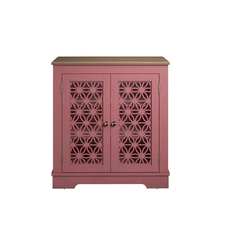 31 in. Rustic Bathroom Bedroom Accent Storage Cabinet