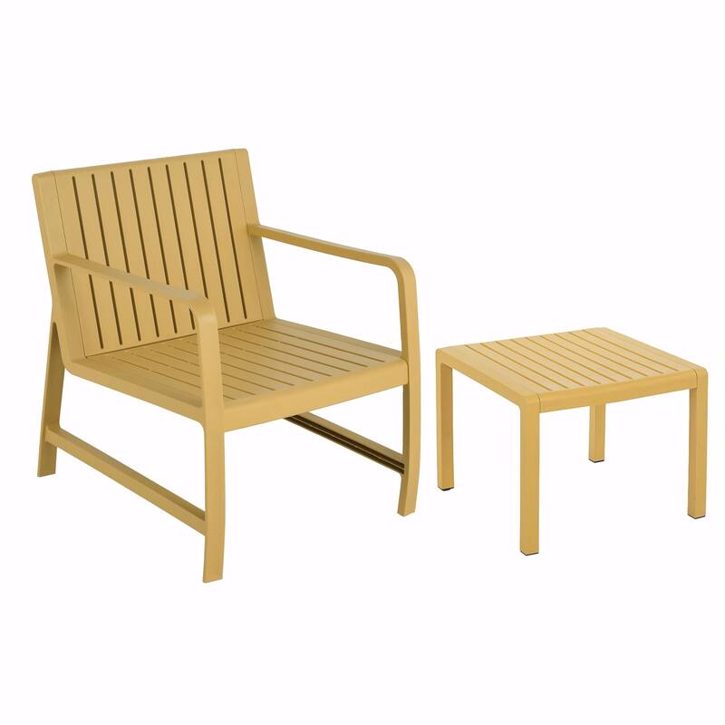 Space-Saving Patio Furniture Set with UV-Resistant Fabric