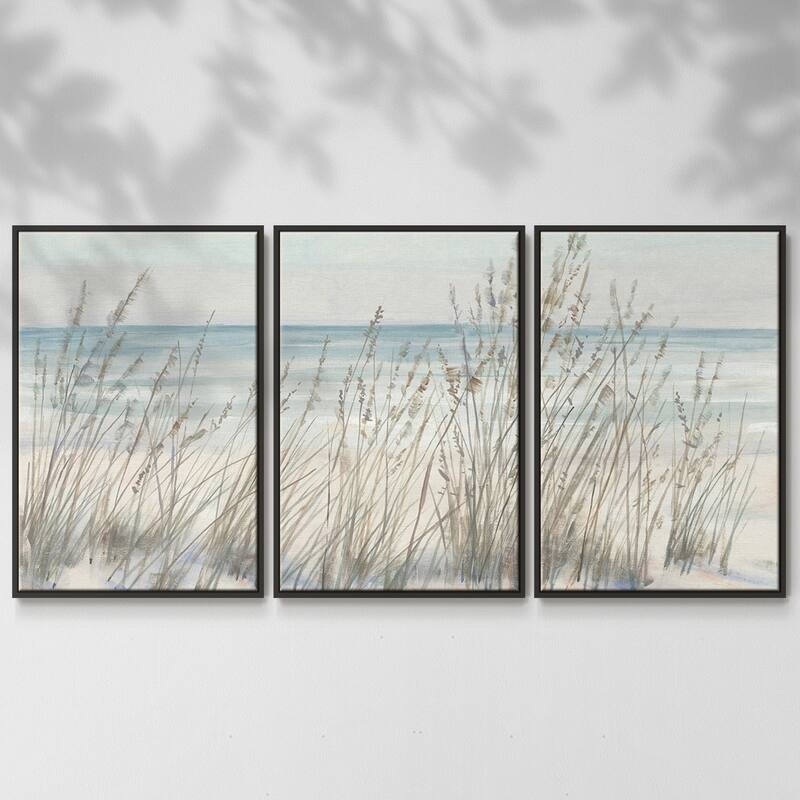 Beach Grass II - Multi Piece Framed Canvas