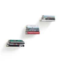 Umbra 330639 Conceal Three Piece 5" Wide Steel Wall Shelf Set by Miron - Silver