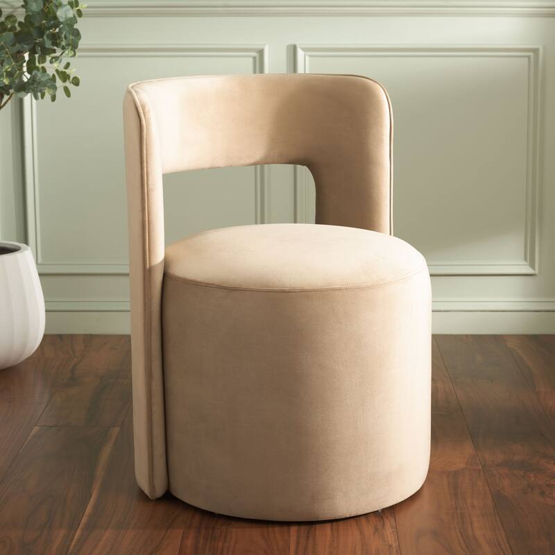 SAFAVIEH Jojo Upholstered Accent Chair, Fully Assembled - 23"W x 22"D x 30"H