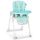 preview thumbnail 6 of 7, Baby High Chair Foldable Feeding Chair w/ 4 Lockable Wheels Green