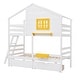 preview thumbnail 20 of 26, Bunk Bed with 2 Drawers, 1 Storage Box, 1 Shelf, Window and Roof