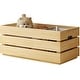 preview thumbnail 3 of 3, MUSEHOMEINC Uncovered Wood Toy Storage Box,Easy Assembly, Natural