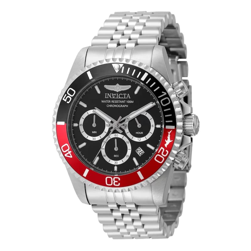 Invicta Men's 49838 Pro Diver Quartz VD53 Black Dial Watch