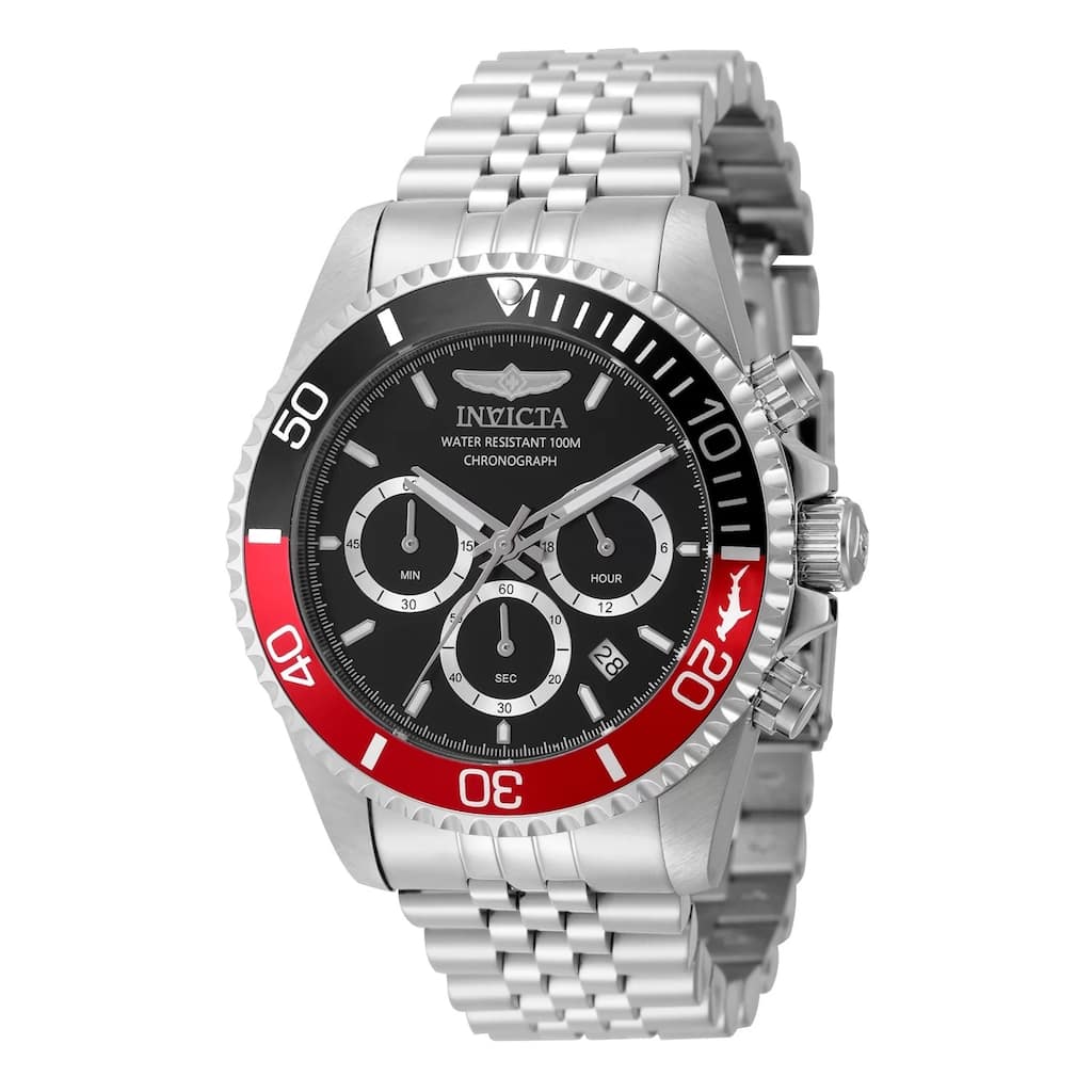 Invicta Men's 49838 Pro Diver Quartz VD53 Black Dial Watch