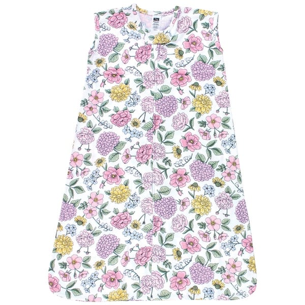 slide 1 of 1, Hudson Baby Infant Girl Cotton Sleeveless Wearable Sleeping Bag, Sack, Blanket, Vintage Blossom 0-6 Months - Vintage Blossom