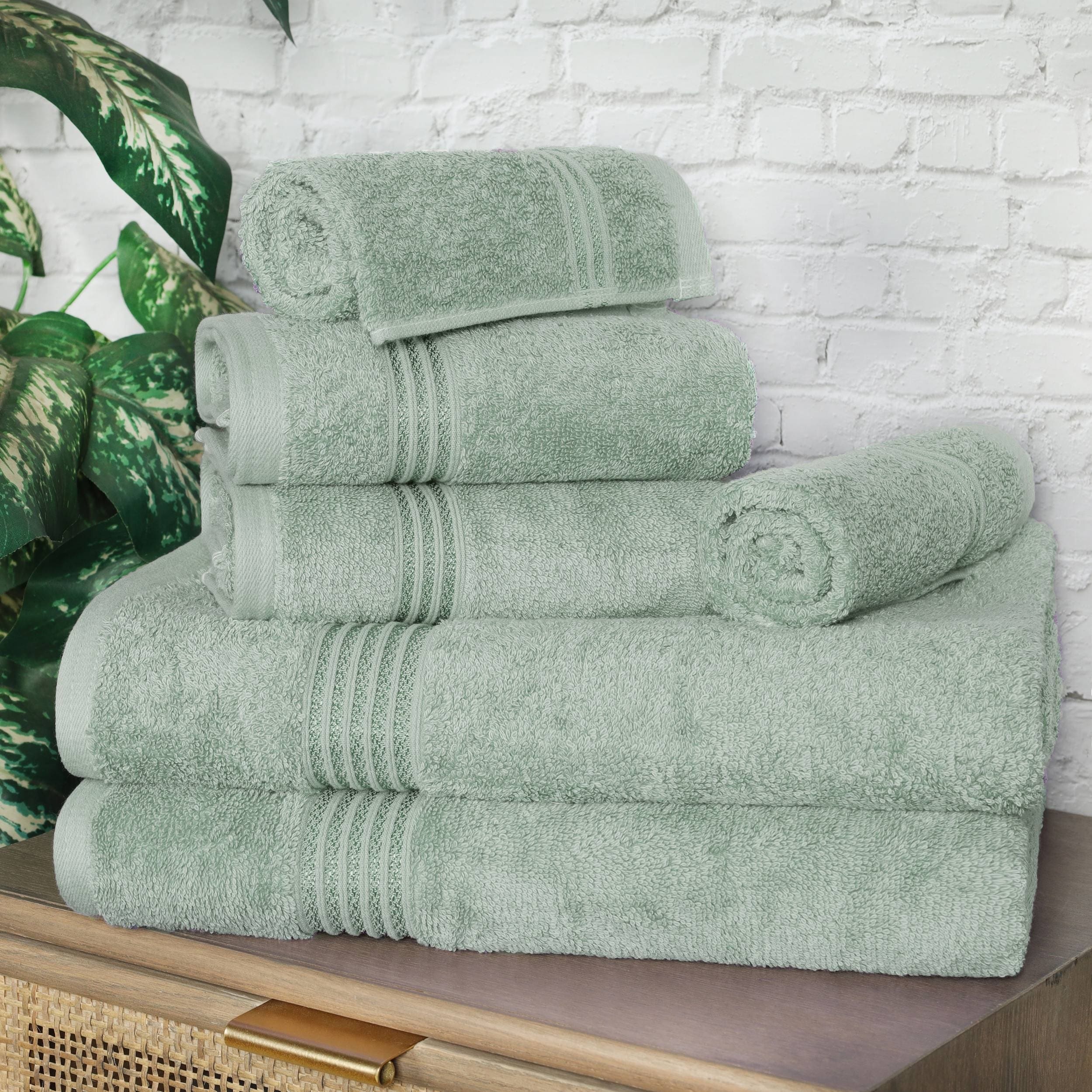 Superior Heritage Egyptian Cotton Absorbent 6-Piece Towel - Picture 41 of 70