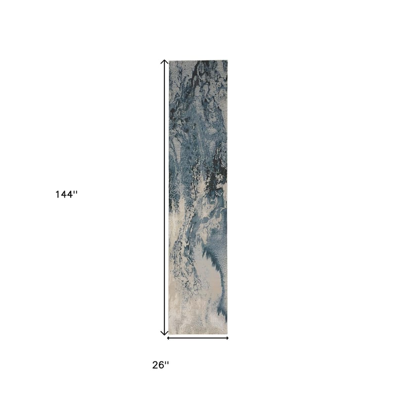 Fira Abstract Modern Non Skid Stain Resistant Area Rug By HomeRoots