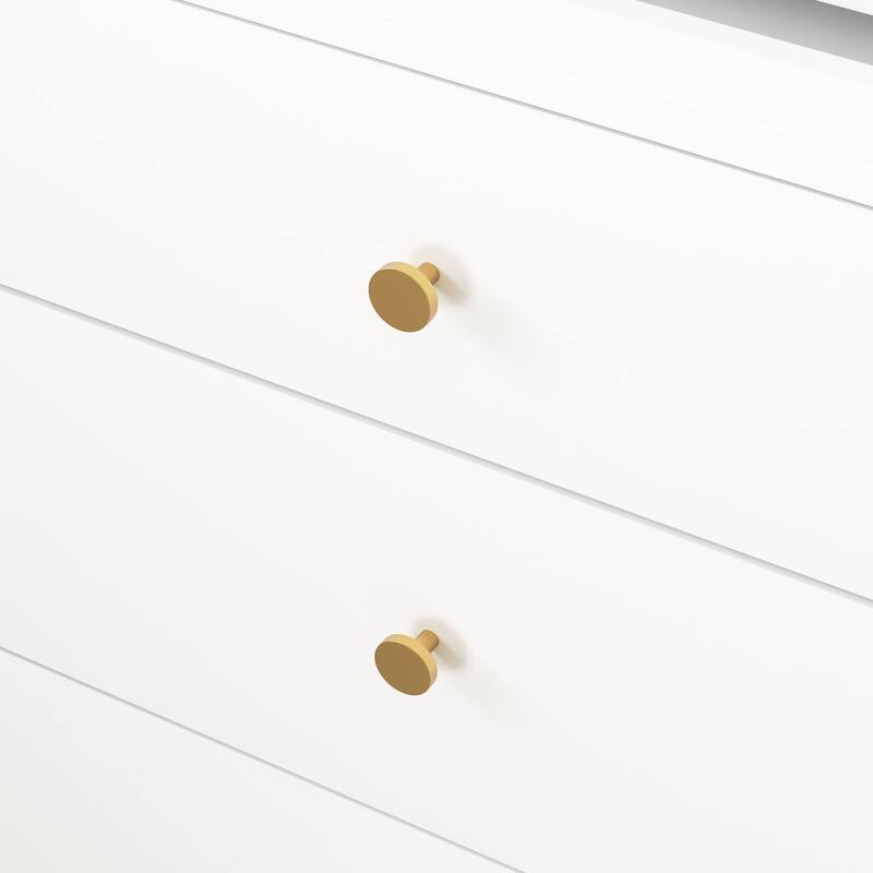 Anmytek Multifunctional Storage Unit White Vanity Desk with Mirror,Chair, Drawers for Small Spaces