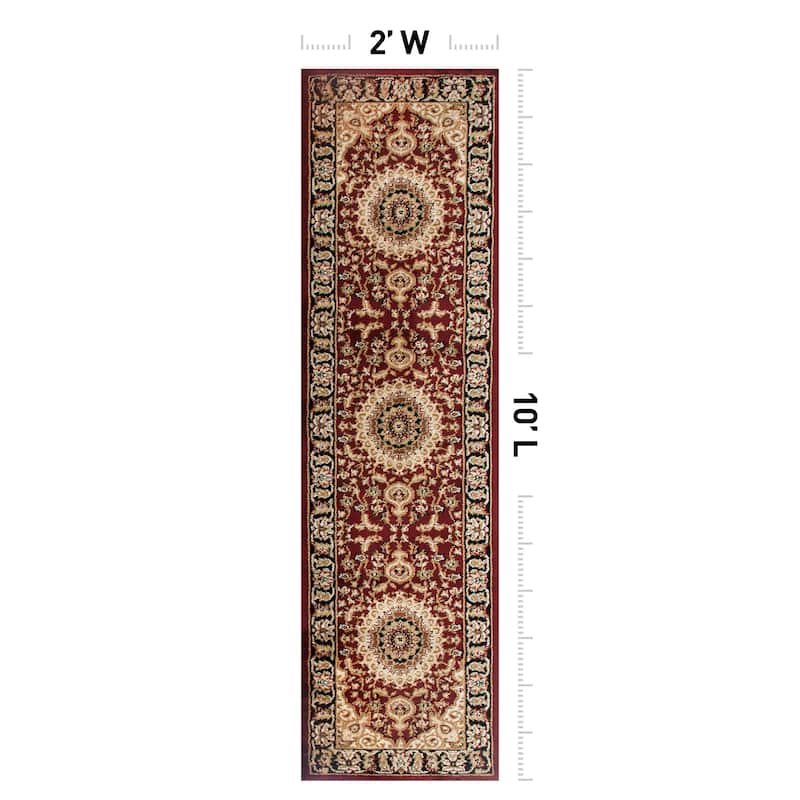 World Rug Gallery Traditional Oriental Medallion Area Rug
