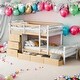 preview thumbnail 2 of 11, Twin over Twin Loft Bunk Bed with Drawers and Ladder,Space-EfficientLoft Bunk Bed With Storage,Clean And Tidy,Natural