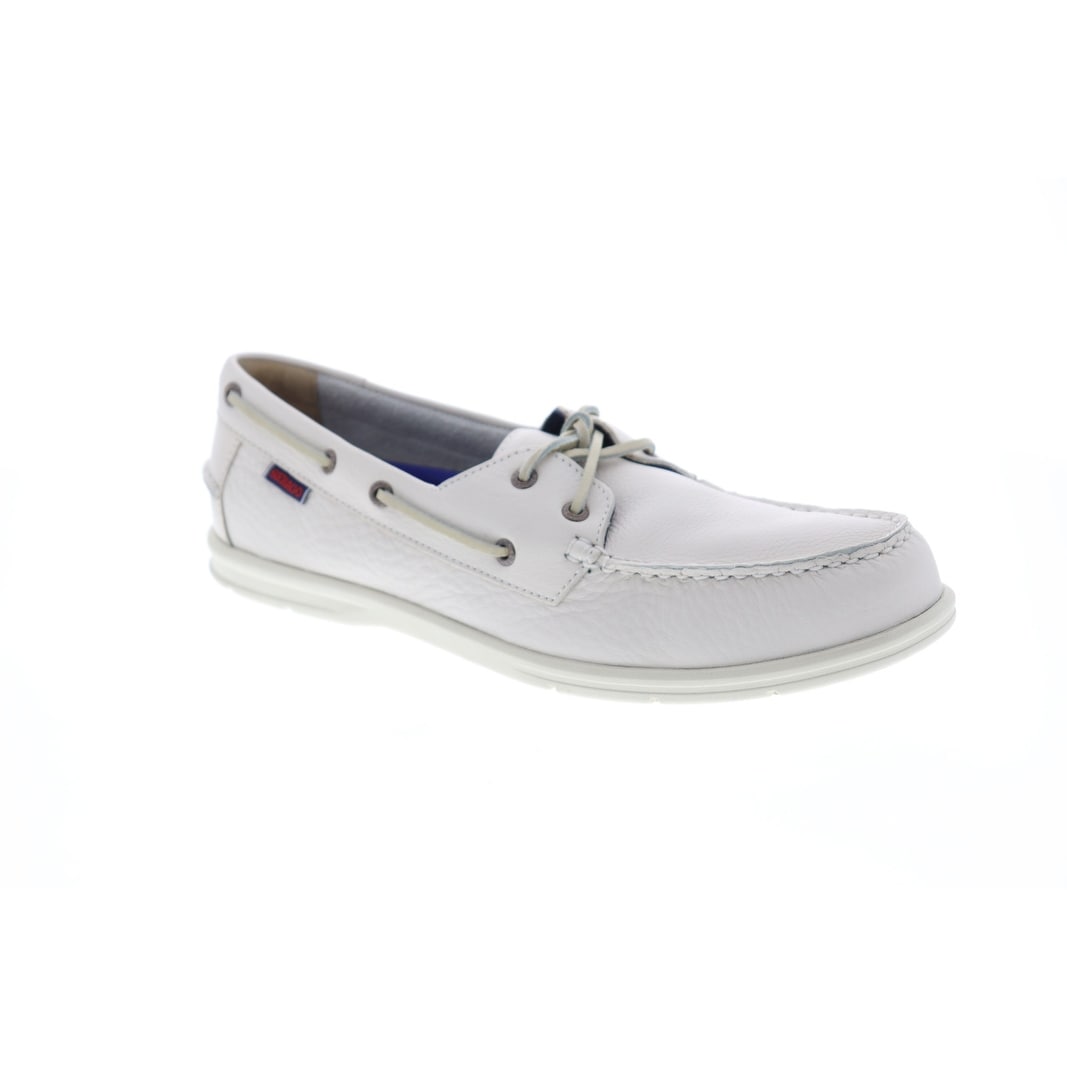 white sebago shoes