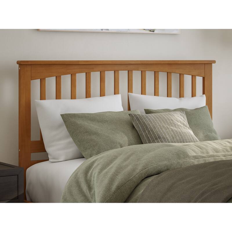 Mission Platform Bed with Footboard and Twin XL Trundle